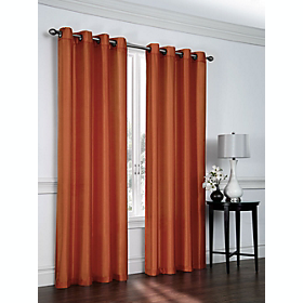 2 Pieces Home Voile Sheer Window Curtain Grommet for Living Room 