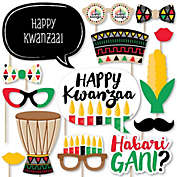 Big Dot of Happiness Happy Kwanzaa - Party Photo Booth Props Kit - 20 Count