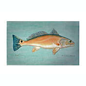 Betsy Drake Red Drum Fish 30 Inch By 50 Inch Comfort Floor Mat