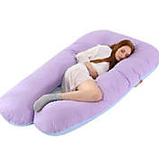 Kitcheniva Pregnancy Pillow(2 Sides)-U Shaped Maternity Body Pillow, Purple & Blue