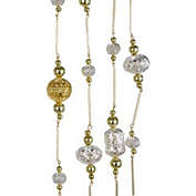 Silver and Gold Metal Beaded Garland C6670