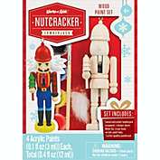 Works of Ahhh Holiday Craft Set - Lumberjack Ornament Wood Paint Kit - Comes With Everything You Need