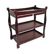 Badger Basket Co. Kids Cherry Sleigh Style Changing Table