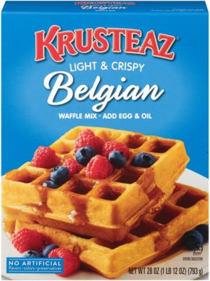 Krusteaz Belgian Waffle Mix, 28 OZ
