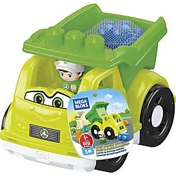 Mega Bloks First Builders Raphy Recycling Truck, Building Toys for Toddlers