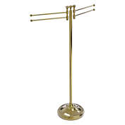 Allied Brass Towel Stand with 4 Pivoting Swing Arms