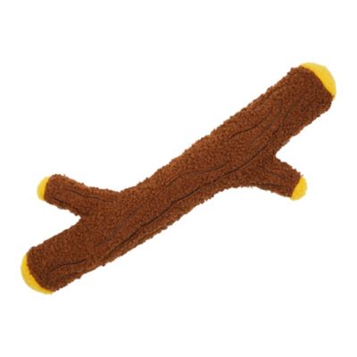 Manhattan Pet Toy Twiggy Large Soft Fetch Stick and Squeaker Exercise Toy for Dogs