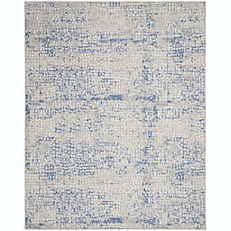 Nourison Whimsicle WHS07 Indoor only Area Rug - Grey Blue 8'4