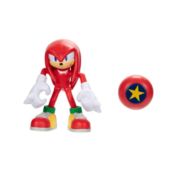 Sonic the Hedgehog 4&quot; Articulated Knuckles Action Figure With Star Spring