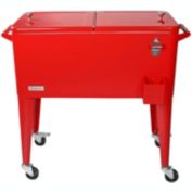 Pearington 80 qt. Red Chest Cooler with Bottle Opener