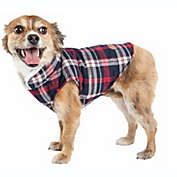 Pet Life &#39;Puddler&#39; Classical Plaided Insulated Dog Coat Jacket (Large)
