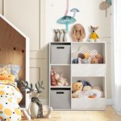 Hivago Kids Toy Storage Cabinet Shelf Organizer