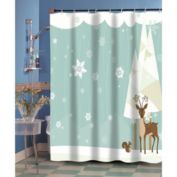 Carnation Home Fashions "Forest Friends" Fabric Shower Curtain - Multi 70" x 72"