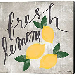 Metaverse Art Fresh Lemons by Katie Doucette 24-Inch x 24-Inch Canvas Wall Art