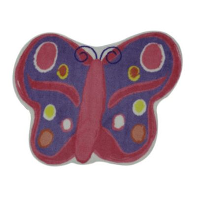Soft Foam Area Rugs Cute Gray Sheeps and Butterflies Washable Non Slip Kitchen Rugs Bath Rug for Home Decor Indoor/Outdoor 23.6x15.7in 