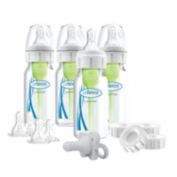 Dr. Brown&#39;s 14 Piece Options+ Preemie & Newborn Anti-Colic Baby Bottle Set, Green