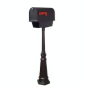 Special Lite Products Company Titan Steel Curbside Mailbox With Newspaper Tube And Tacoma Mailbox Post