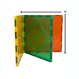 Mag Genius - Buildem' your way (3) Medium Sized Magnetic Tiles 6in x 6 in