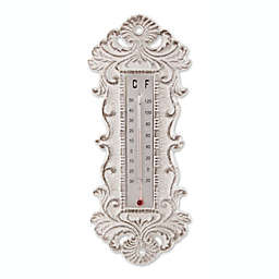 Accent Plus Decorative Ornate Cast Iron Thermometer