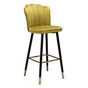 Zuo Modern Zinclair Bar Chair Yellow