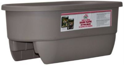 Apollo Exports (AP5720D) Dual Deck Rail Planter, Driftwood 24&reg; (1 pack)
