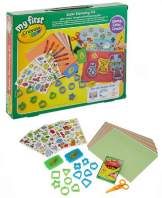 CRAYOLA - Tabletop Arts and Crafts for Children MY FIRST STAMPING KIT