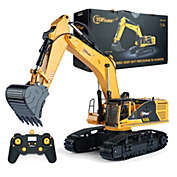 Top Race 22 Channel Full Functional Remote Control Excavator Toyconstruction Vehicles