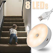 Elegant Choise LED Motion Sensor Lights Wireless Night Light Rechargeable Cabinet Stair Lamp