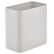 mDesign Small Rectangular Trash Can Wastebasket