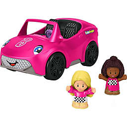Little People Barbie Convertible, Push-Along Vehicle with Sounds and 2 Figures