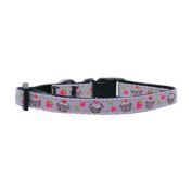 Mirage Pet Products Cupcakes Nylon Ribbon Dog Collar, Purple X-Small