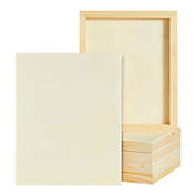 Juvale 8x10 Wood Panel Boards, Square Canvas for Painting, Crafts, Acrylic (6 Pack)
