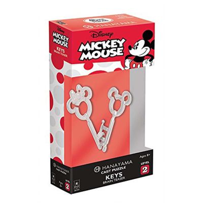 Hanayama Disney Mickey Minnie Mouse Level 2 Keys Cast Puzzle