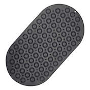 Sussexhome Oval Foot Massage Removable Bathtub Mat with Suction Cups and Drain Holes, BPA and Latex Free