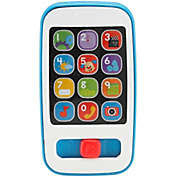 Fisher-Price Laugh & Learn Smart Phone - Blue, Light-Up Musical Pretend Phone