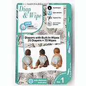 Diap & Wipe Size 1 25 Diapers + 75 Gentle Wipes by GoFresh Group