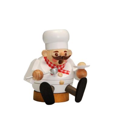 Alexander Taron 3.25" Richard Glaesser Mini Chef Incense Burner. View a larger version of this product image.