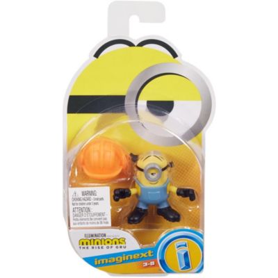 Fisher Price Despicable Me Minions  Rise of Gru Imaginext Stuart with Hard Hat Mini Figure