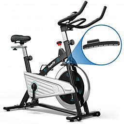 Costway 30Lbs Magnetic Fixed Indoor Training Bicycle with Monitor for Gym and House