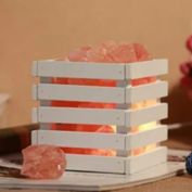 BOCH Hot Resin Himalayan Crystal Salt Lamp   Night Light Adornment - White Light