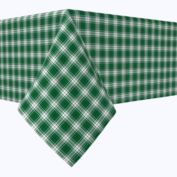 tuscan plaid laminated fabric tablecloth