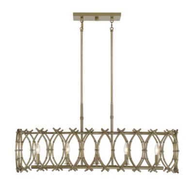 Savoy House 1-7775-5-171 Cornwall 0-Light Chandelier in New Burnished Brass (9" W x 16"H)