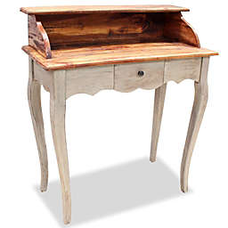 vidaXL Writing Desk Solid Reclaimed Wood 31.5