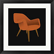 Great Art Now Mid Century Chair II by Posters International Studio 20-Inch x 20-Inch Framed Wall Art