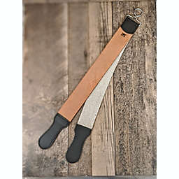 HomeTown Knives HTRS02 // STROP STRAIGHT RAZOR Sharpening // Heavy Duty // Thick Buffalo Hyde