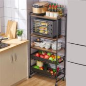 Kitcheniva Kitchen Baker Rack Microwave Oven Stand 5-Tiers Shelves