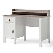 Slickblue 48 Inch Computer Desk Writing Workstation with Drawer and Hutch