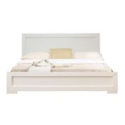 Camden isle  Trent Wooden Platform Bed in White