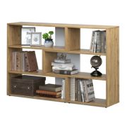 Slickblue 6-Open Bookshelf Display Stand for Corner