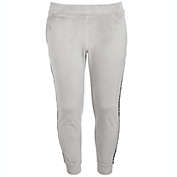 Ideology Big Girl&#39;s Side Taped Velour Sweatpants Gray Size -XL-16